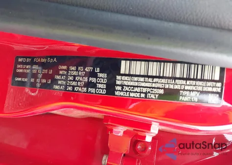 2015 Jeep Renegade Latitude из США, поврежденный, VIN ZACCJABT8FPC25096